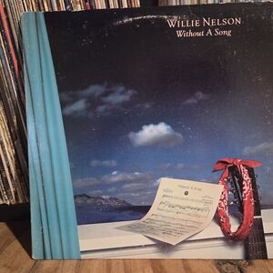 Willie Nelson Vintage 1983 'Without A Song' Vinyl Record